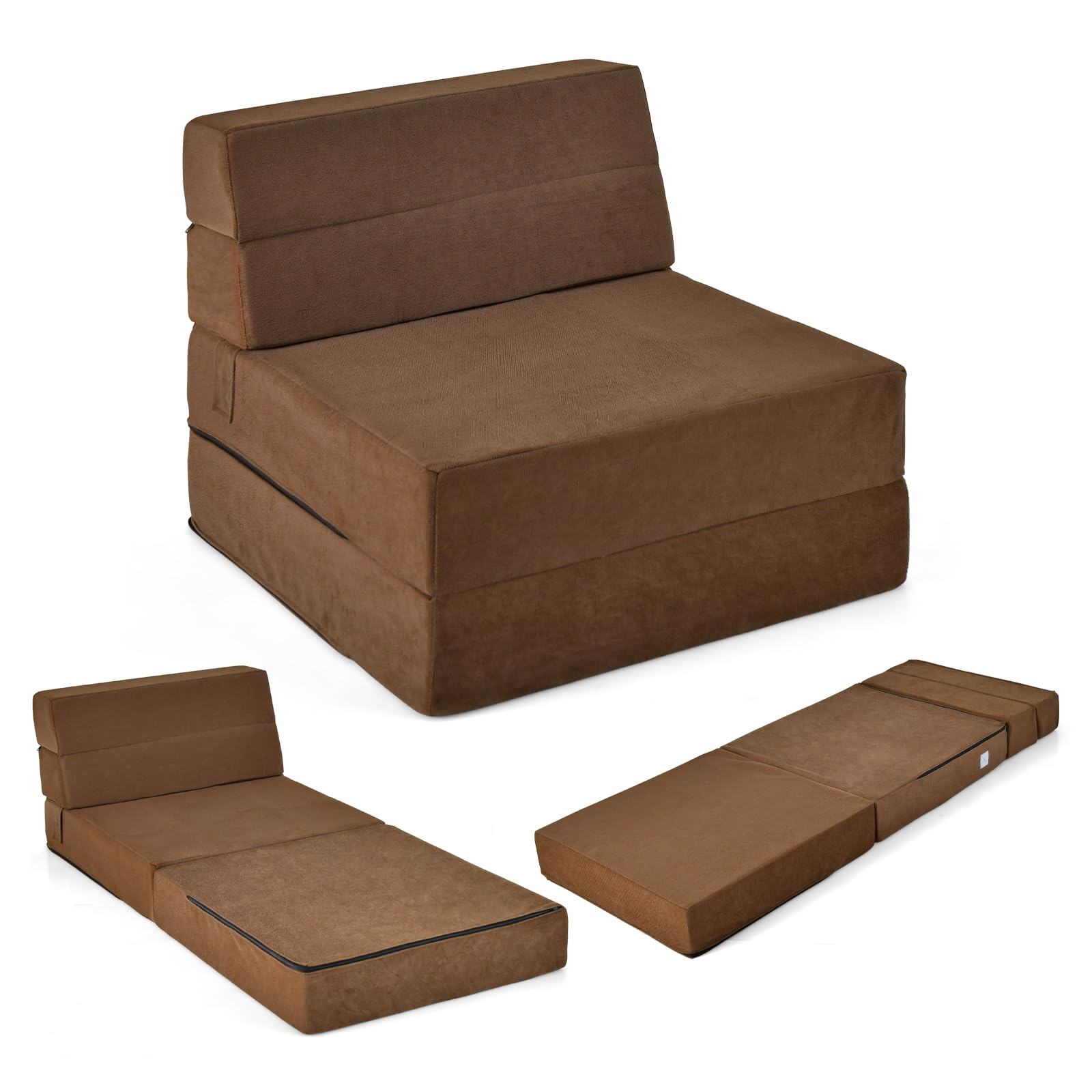 Tri Folding Sofa Bed, Convertible Sleeper, Chair Bed - KOMFOTT