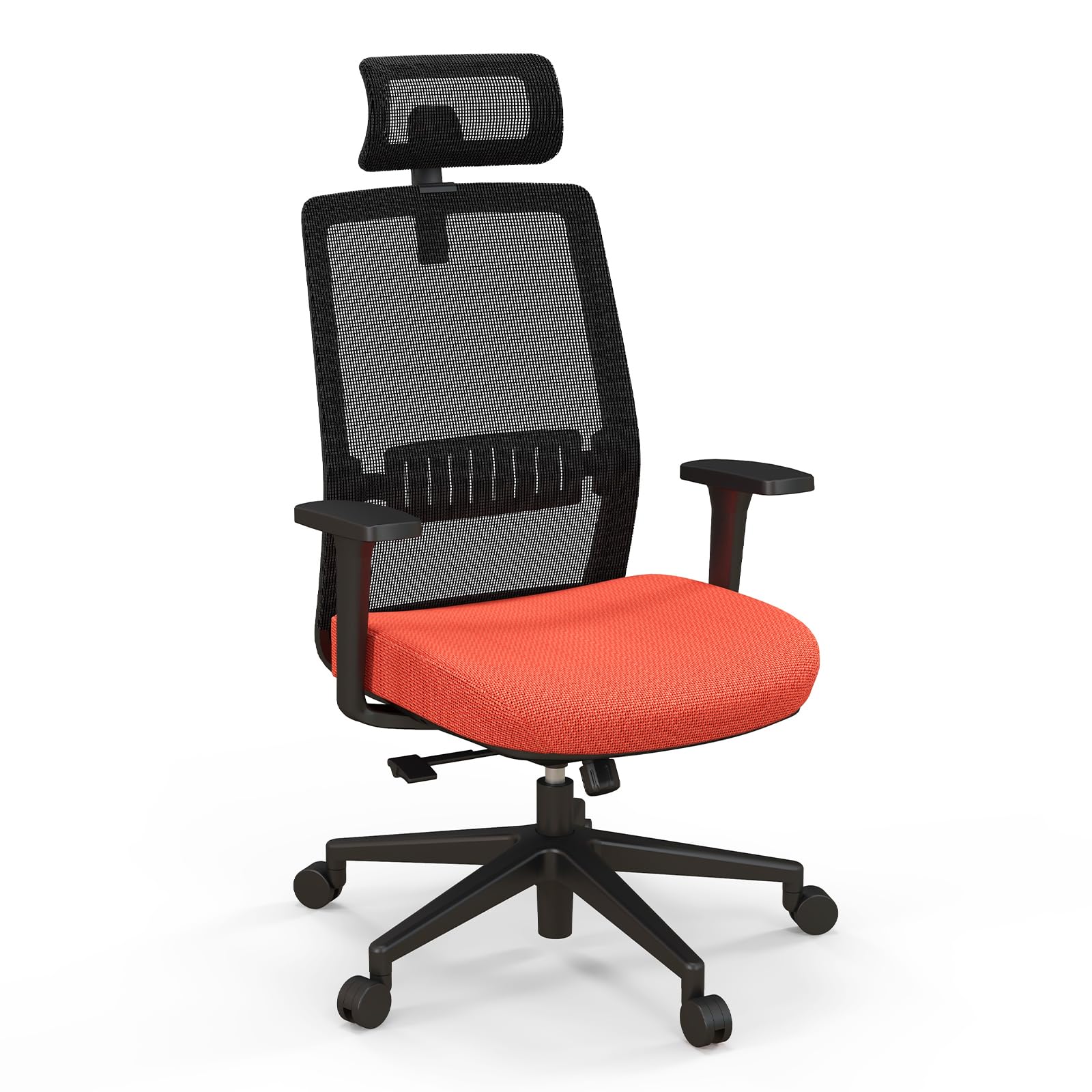 KOMFOTT Ergonomic Mesh Office Chair with Adjustable Lumbar and 3D Headrest