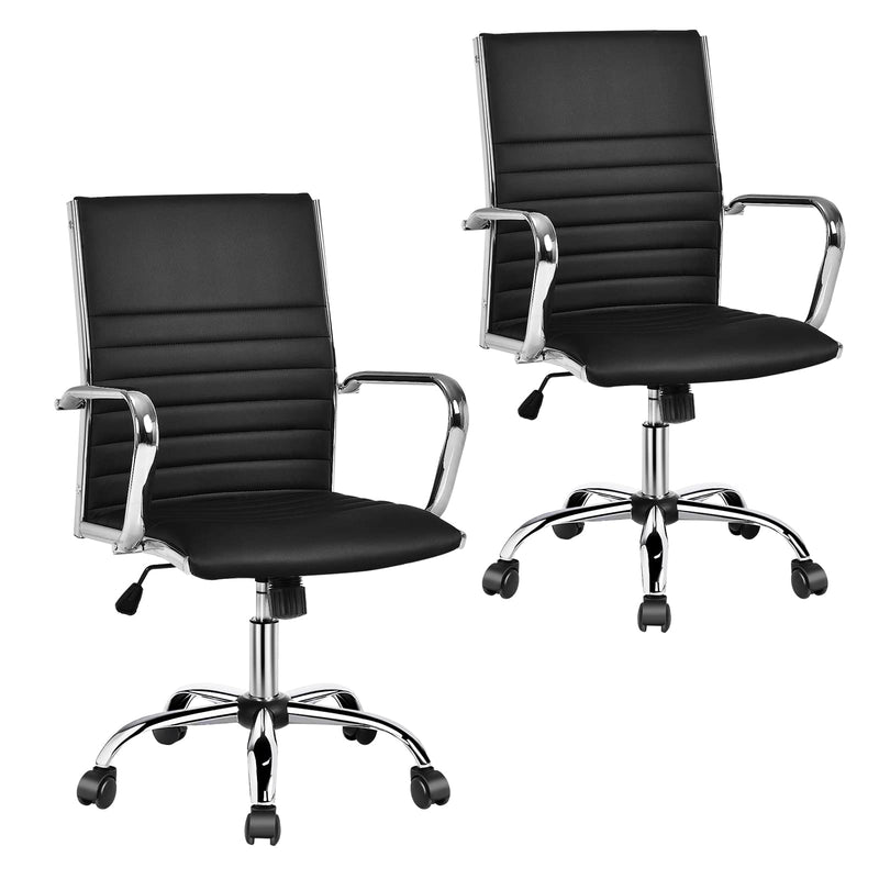 KOMFOTT Ribbed Office Chair, Ergonomic High Back Executive Conference Chair