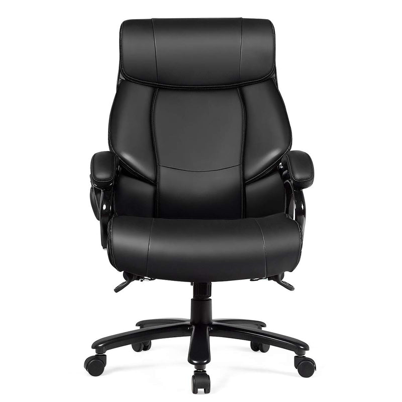 KOMFOTT Big and Tall Office Chair, Massage Executive Office Chair w/ 6 Vibrating Points