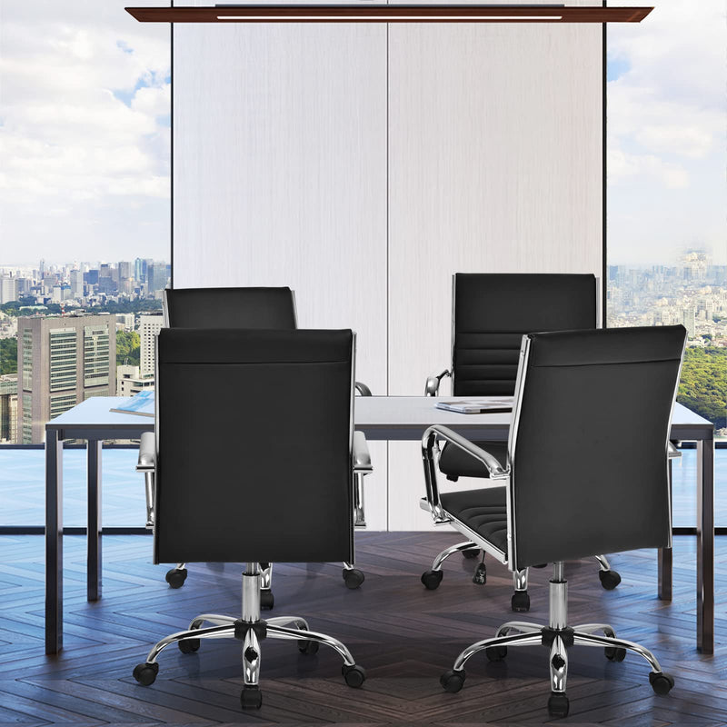 KOMFOTT Ribbed Office Chair, Ergonomic High Back Executive Conference Chair