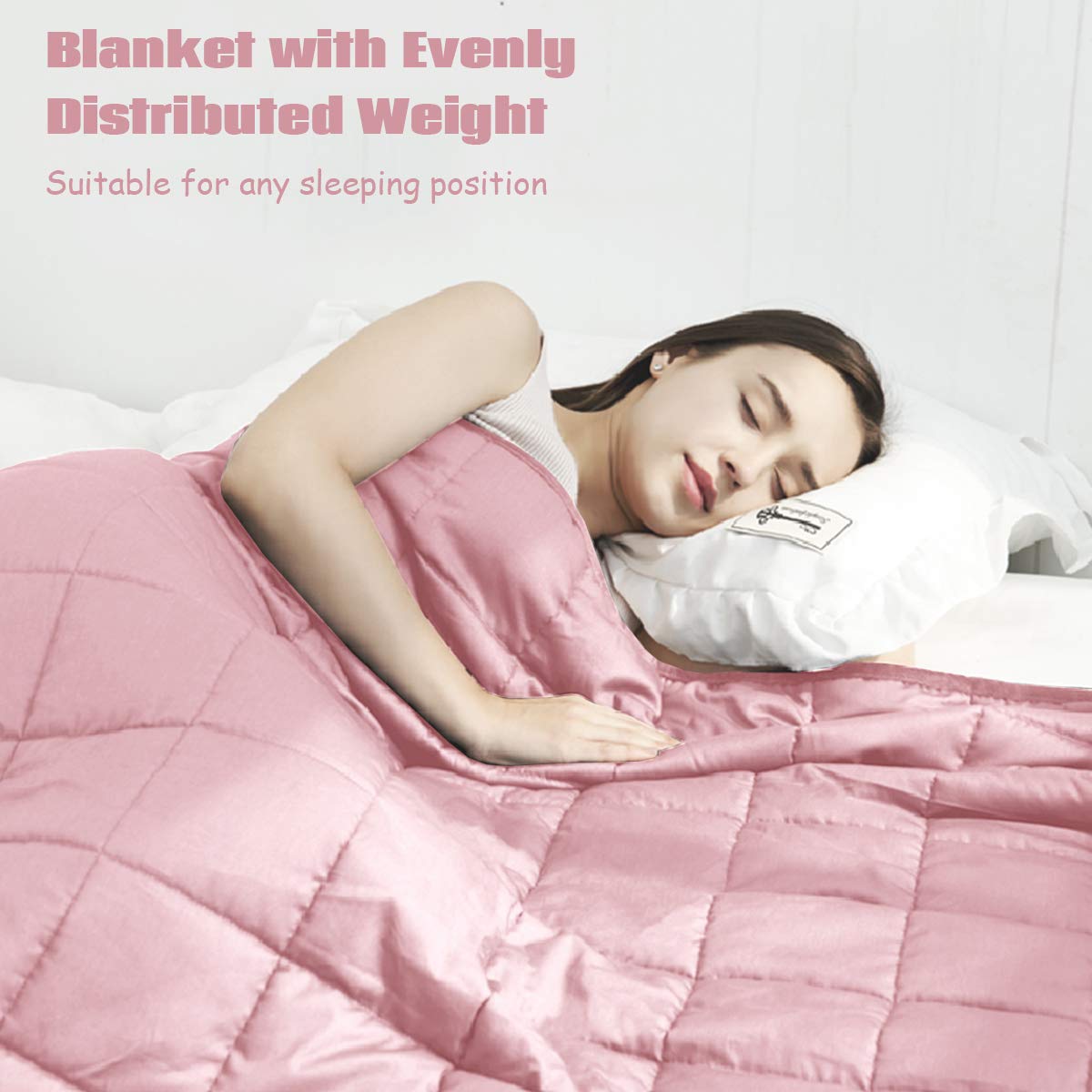 KOMFOTT Cooling Weighted Blanket for Kids/Adults, Premium Heavy Blankets for Quality Sleep