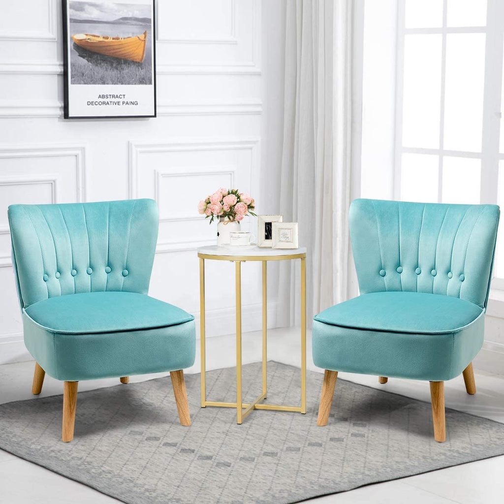 Modern Velvet Accent Chair, Small Leisure Sofa Chair - Komfott