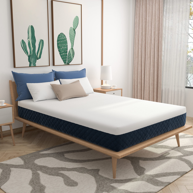 Queen Size Mattress w/ Bamboo Memory Foam - Komfott