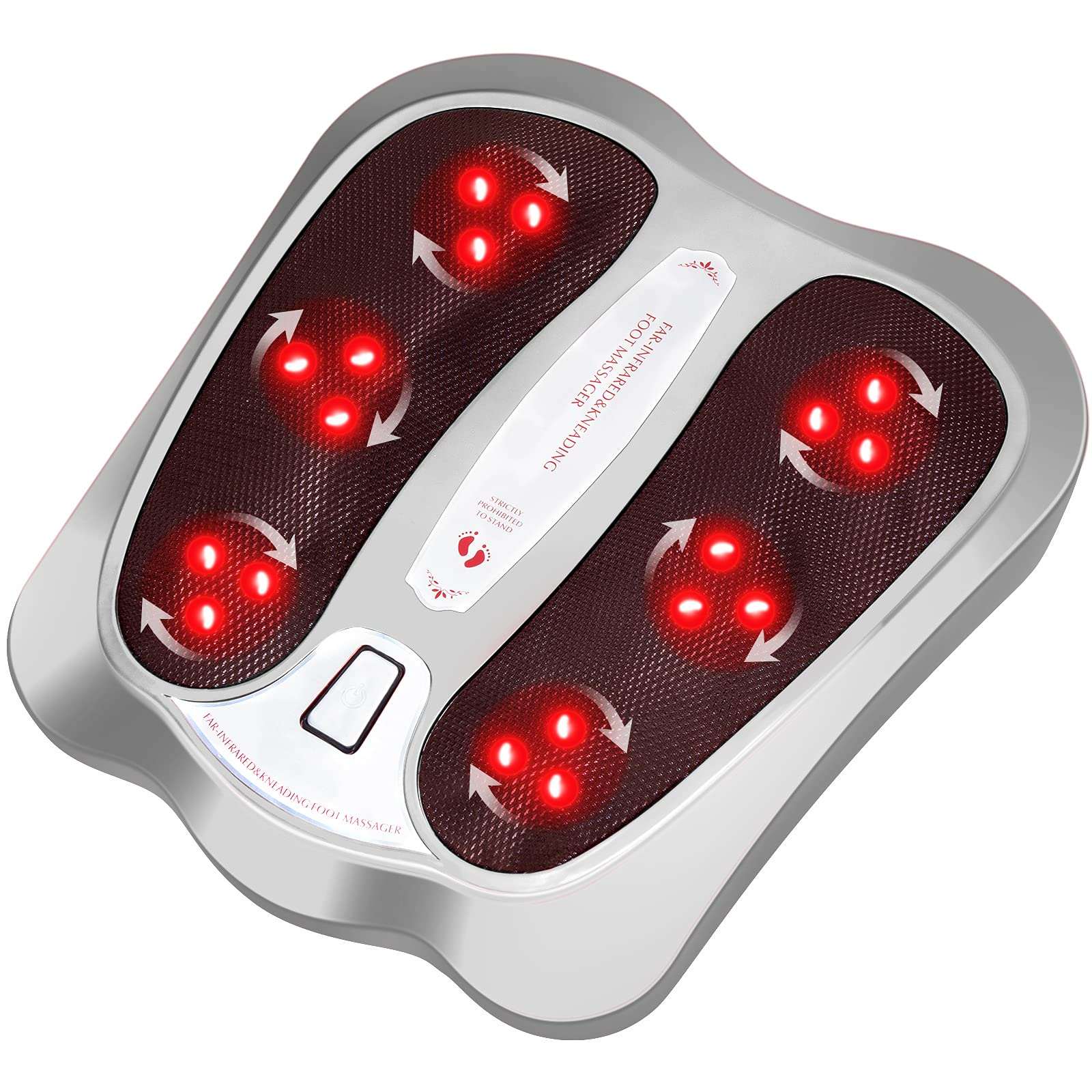 KOMFOTT Shiatsu Foot Spa Massager with Infrared Heating & 18 Massage Nodes