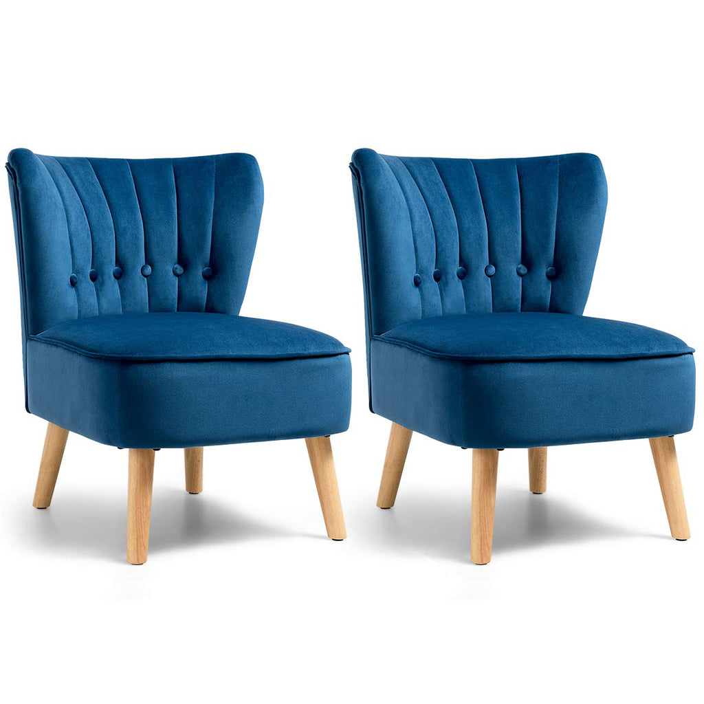 Modern Velvet Accent Chair, Small Leisure Sofa Chair - Komfott