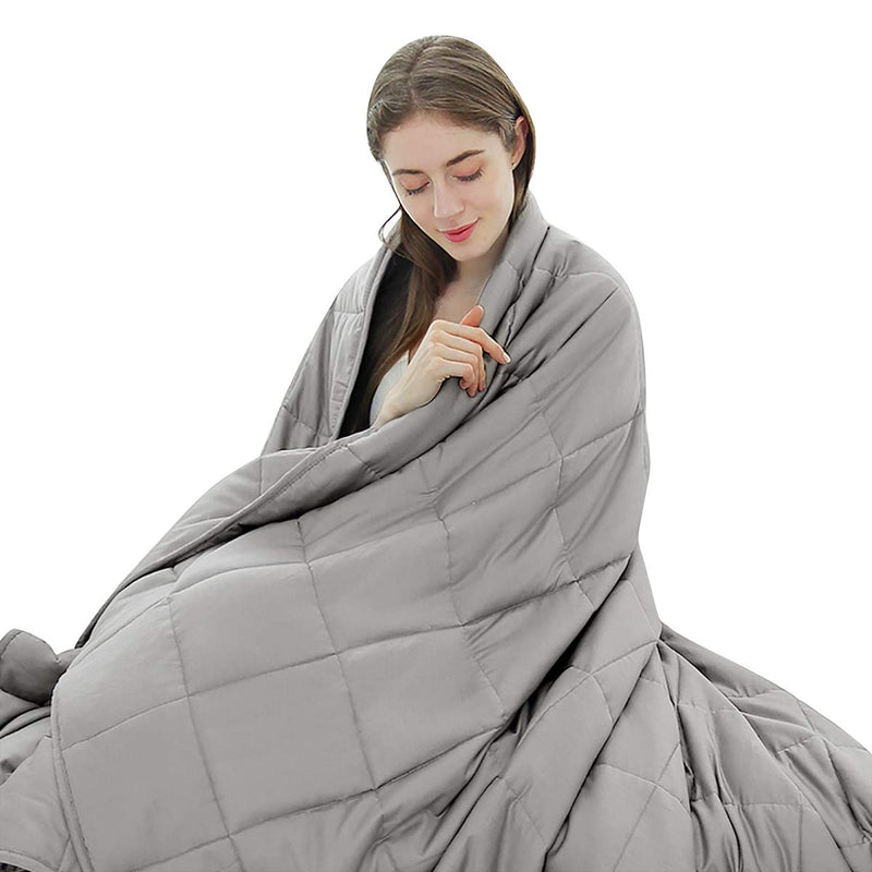 Premium Weighted Blanket Smaller Pockets 20lbs | 60"x80" | Queen Size