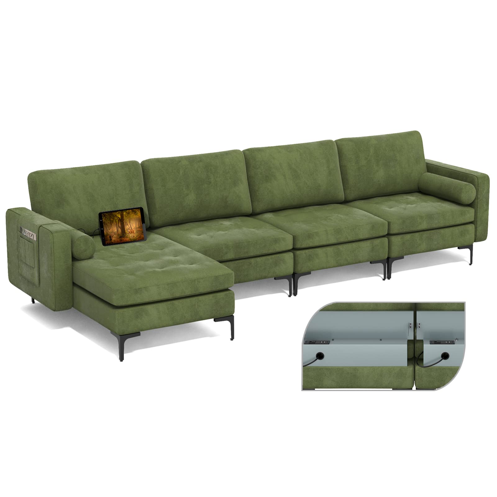 Heavy Duty Sleeper Sofa Couch for Living Room