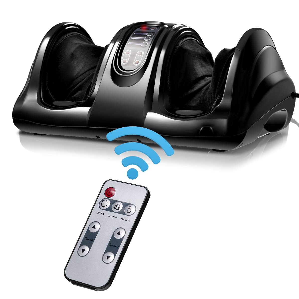 KOMFOTT Electric Shiatsu Foot Massager with Remote and 4 Massage Modes