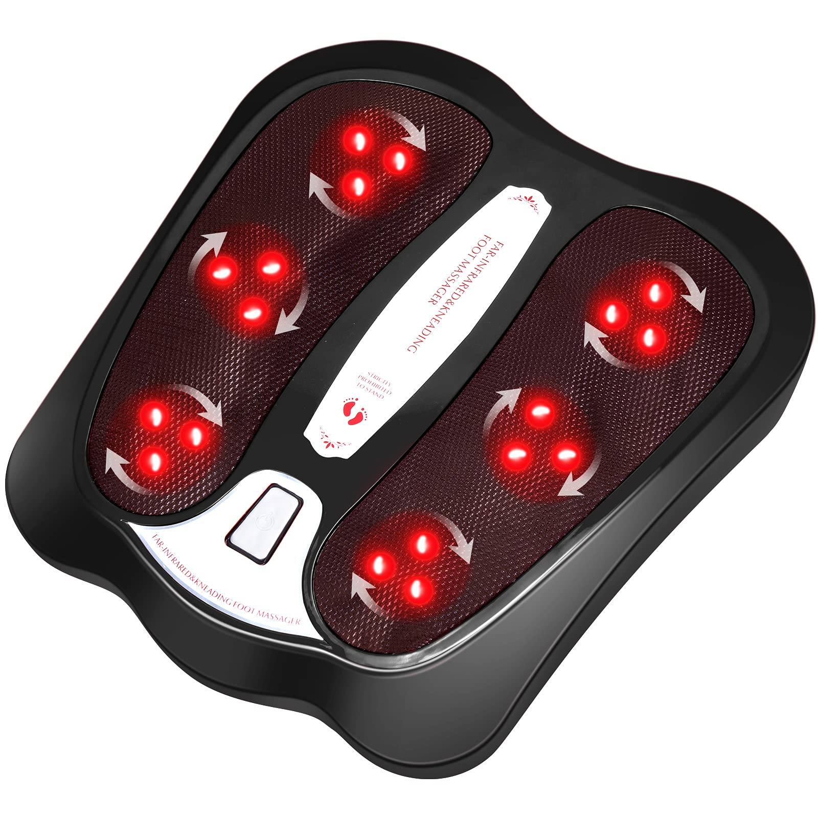 Shiatsu Foot Spa Massager with Infrared Heating & 18 Massage Nodes