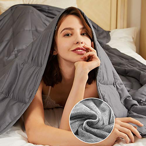 Premium Weighted Blanket 15lbs |60"x80"| Queen Size