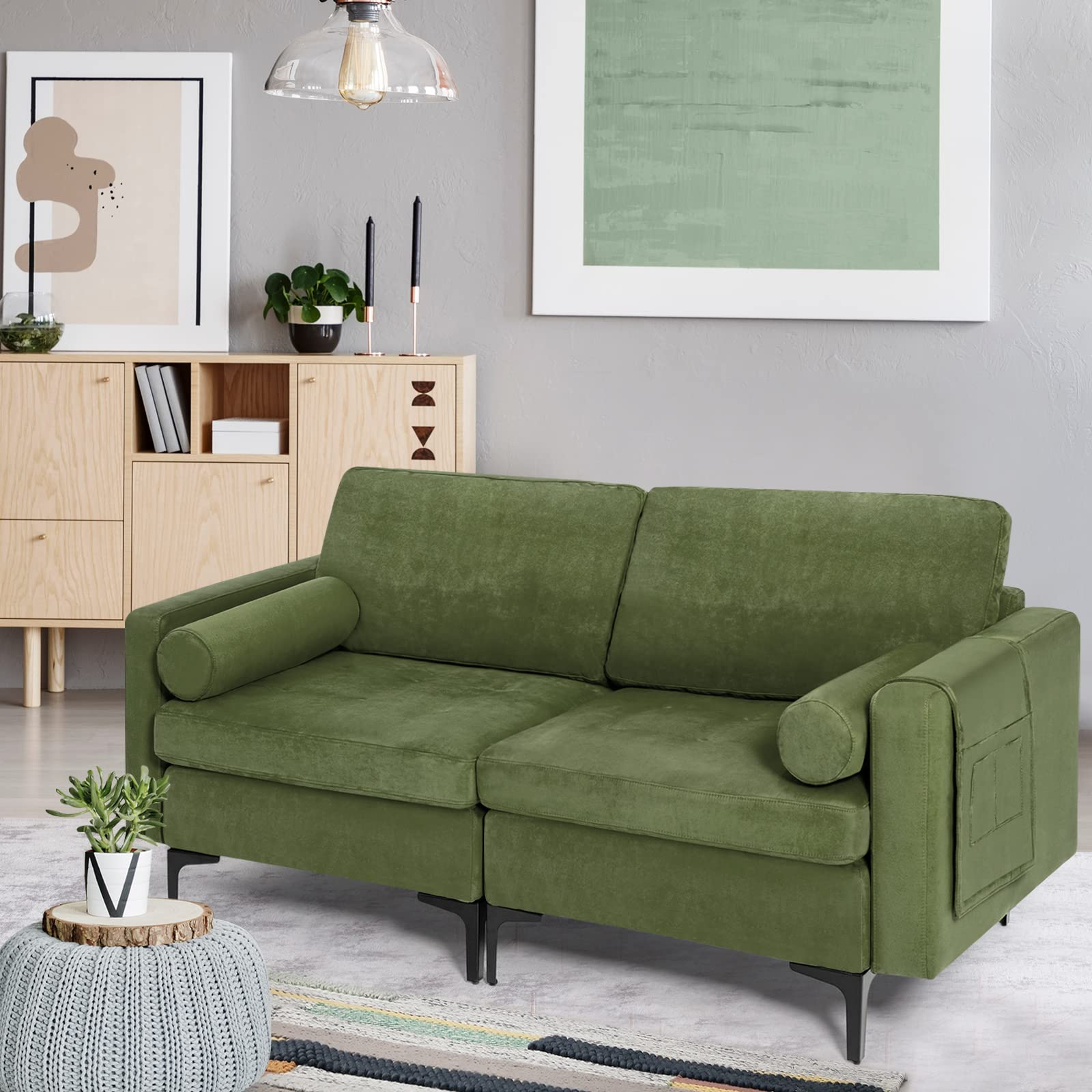 KOMFOTT Heavy Duty Sleeper Sofa Couch for Living Room