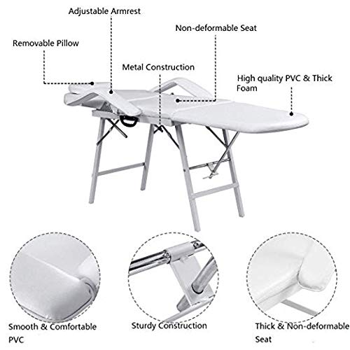 KOMFOTT 73 Inch Portable Folding Spa Bed Table with Carry Case