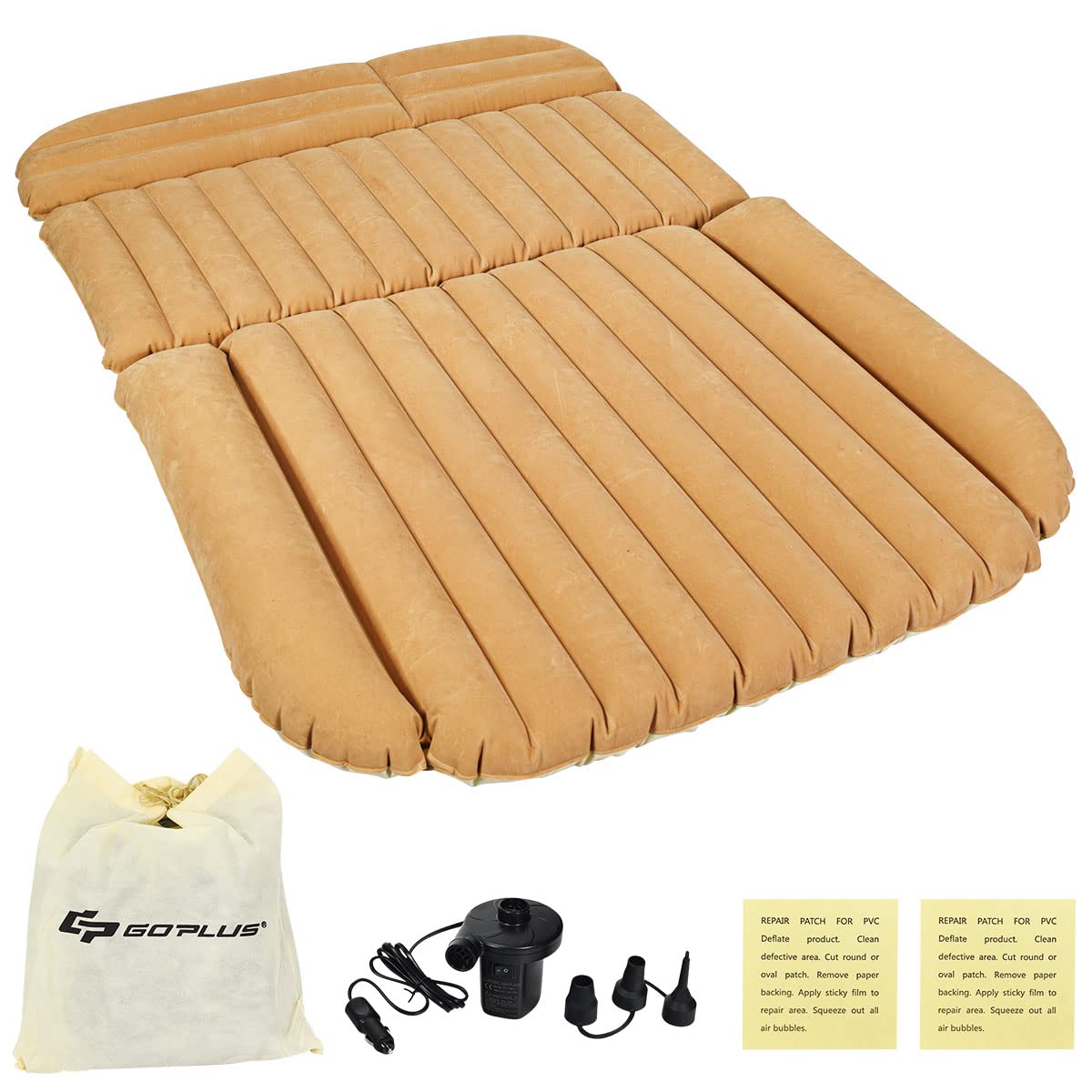 KOMFOTT Car Air Mattress Back Seat Inflatable Blow Up Folding Camping Traveling Bed Mattress