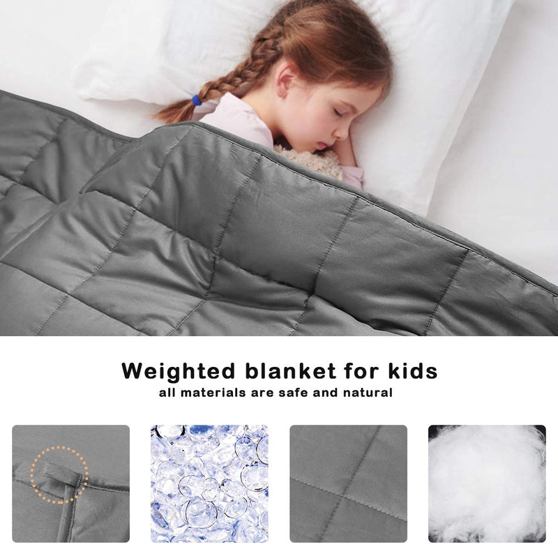 KOMFOTT Premium Weighted Blanket , 7lbs | 41"x60", for Kids