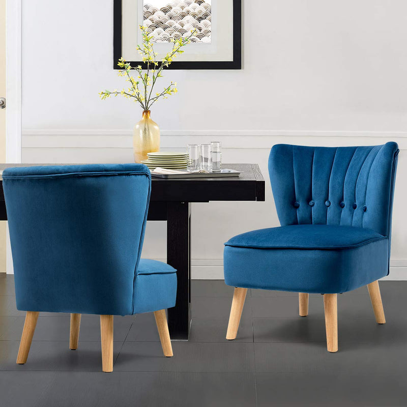 Modern Velvet Accent Chair, Small Leisure Sofa Chair - Komfott