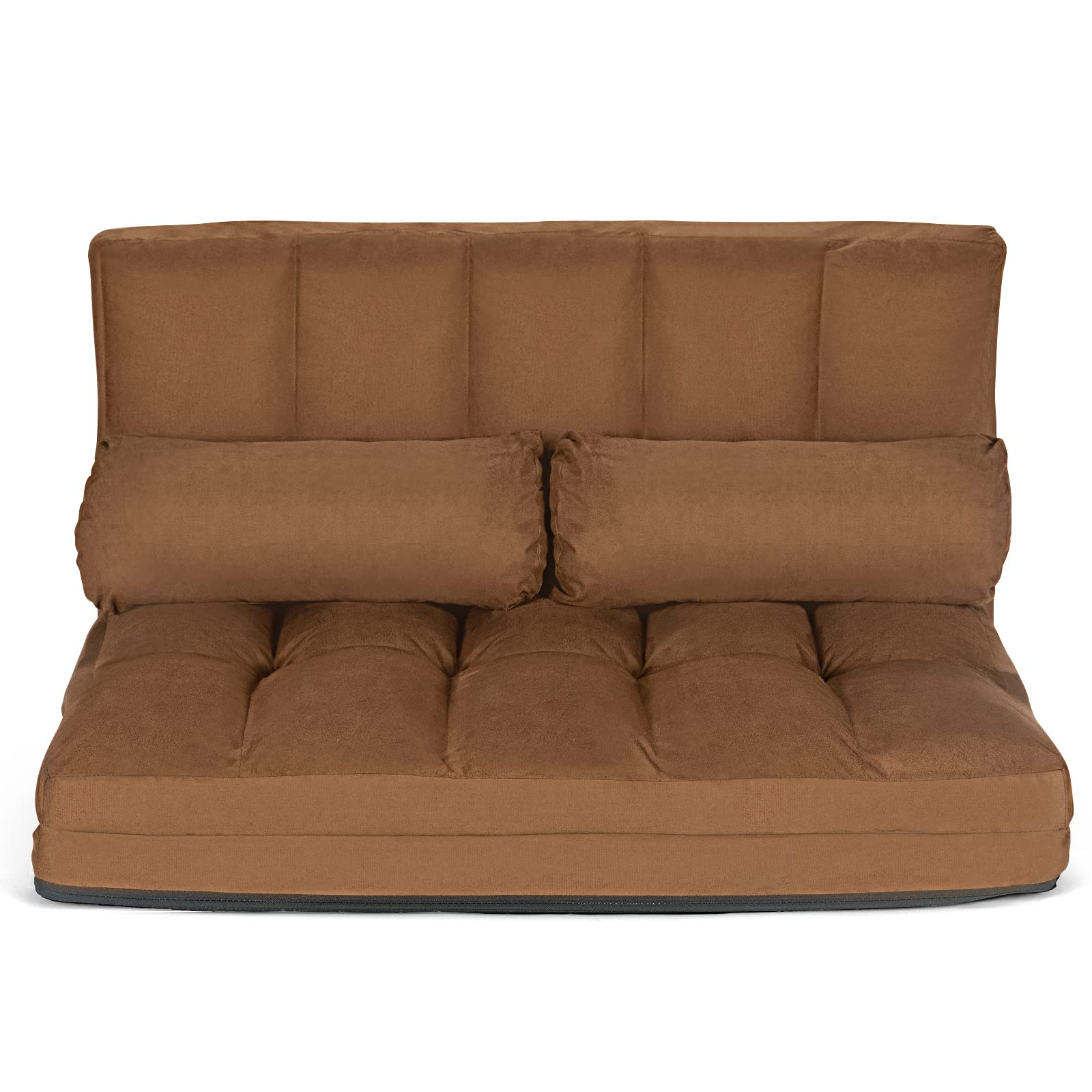 KOMFOTT Various Colours Available 6-Position Adjustable Floor Sofa with 2 Pillows