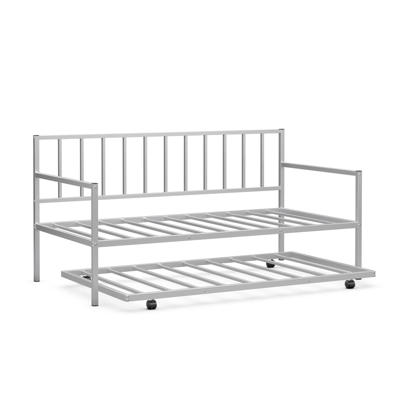 KOMFOTT Metal Twin Size Daybed with Trundle