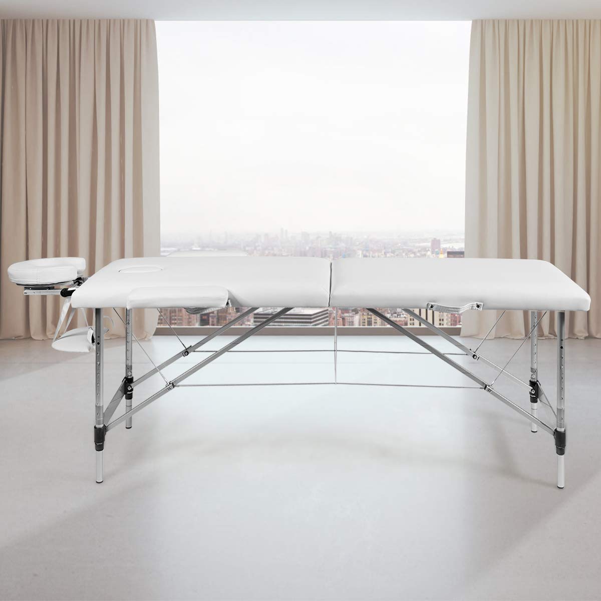 KOMFOTT 84" Massage Table with Carry Case