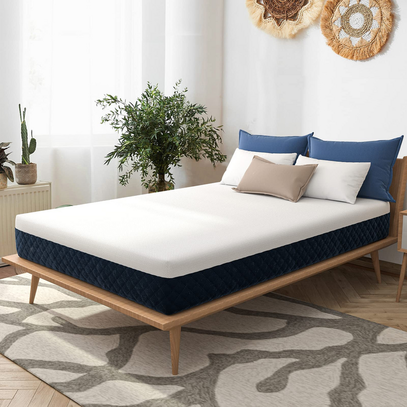 10" Full Size Mattress w/ Bamboo Memory Foam - Komfott